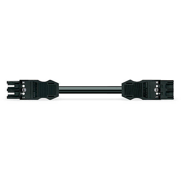 WAGO Verbindungsleitung 3x1,5mmq schwarz 771-9993/006-201
